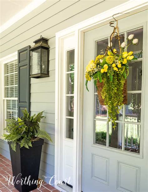 Happy And Bright Spring And Summer Front Porch Tour | Worthing Court