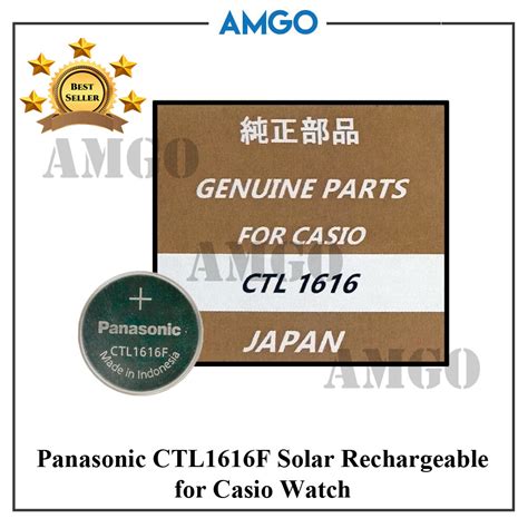 Amgo Ctl Panasonic Rechargeable Lithium Solar Battery Ctl