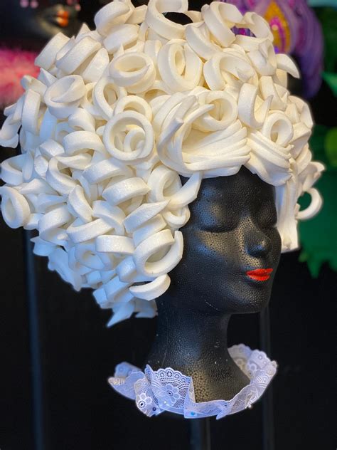 Foam Wig Headpiece Curles Etsy083 Etsy