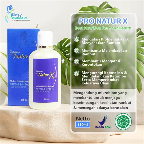 Jual Bioth Pro Natur X Original Probiotik Shampoo Kemasan Botol Ml