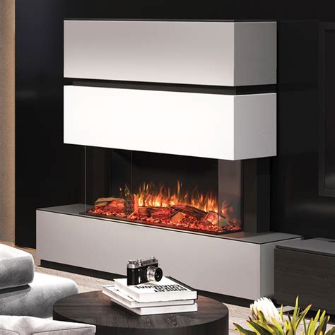 Onyx Avanti Rw Milazzo Electric Fireplace Suite Flames Co Uk