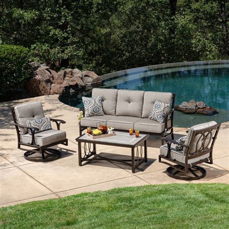 Sunvilla Abington 4 Piece Deep Seating Set Lynda Guagliardo