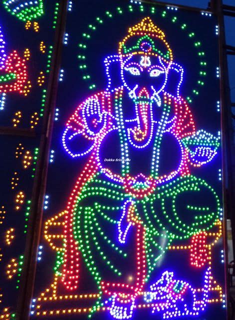 Ganesh Chaturthi Indian Heritage Lord Ganesha Light Decorations