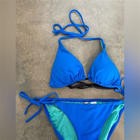 Echo Swim Blue Bikini Poshmark