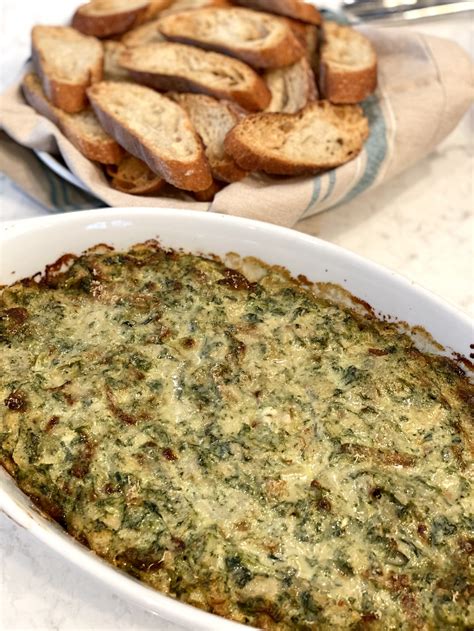 Inas Warm Spinach And Artichoke Dip