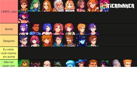 Stardew Valley Anime Characters Tier List Community Rankings Tiermaker