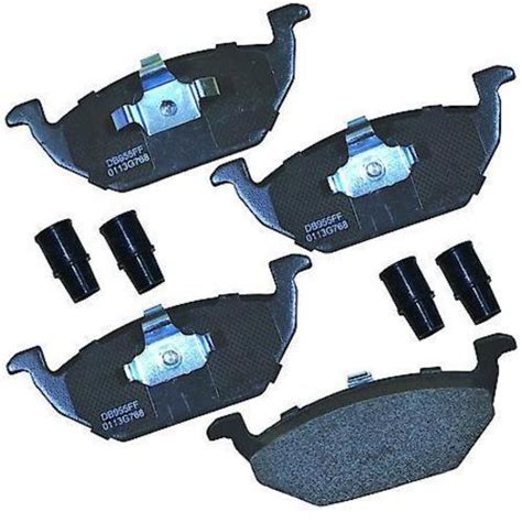 Disc Brake Pad Set Premium Gold Semi Metallic Front Brake Pads Carquest