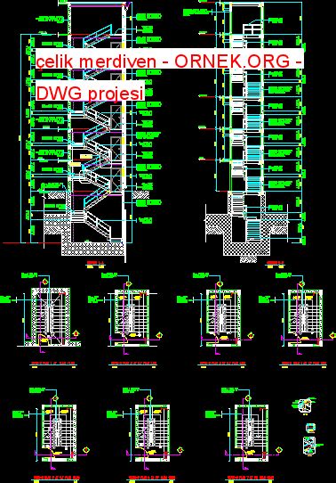 Elik Merdiven Dwg Projesi Autocad Projeler Hot Sex Picture