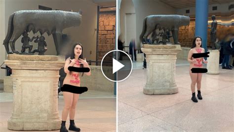 Roma Maria Sofia Federico Nuda Ai Musei Capitolini Video LA7