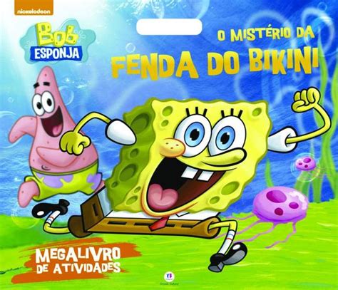 Livro Bob Esponja O mistério da Fenda do Bikini Livros de Literatura Infantil Magazine Luiza