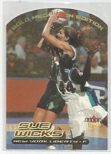 2000 Fleer Ultra WNBA Gold Medallion Edition Sue Wicks Liberty Scarlet Knights | eBay