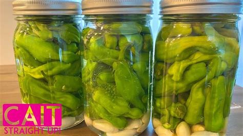 quick pickled pepperoncinis recipe cait straight  youtube