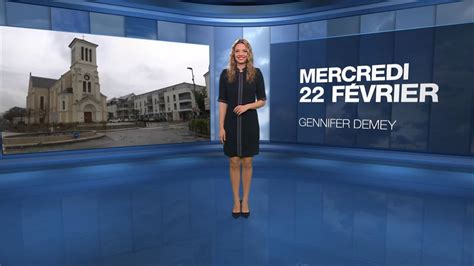 Gennifer Demey Météo M6 le 22 02 2023 Les Caps de TomA