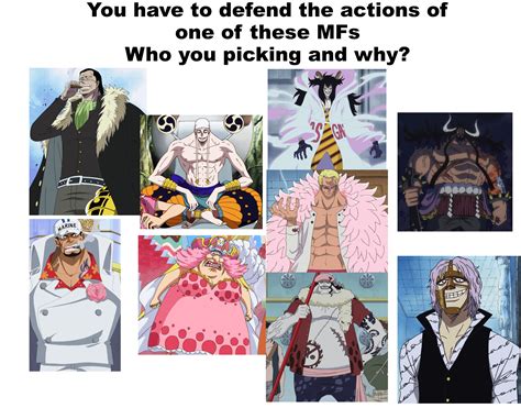 No Arlong because I think 90% of you would pick him if he were here : r