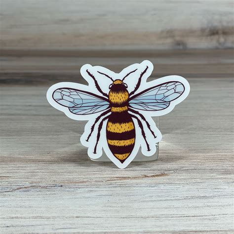 Bumble Bee Sticker Bee Decal Save The Bees Waterproof Vinyl Etsy