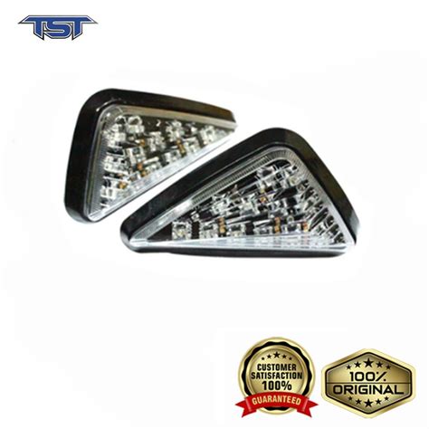 jual lampu sein tempel fairing segitiga led universal  motor merk