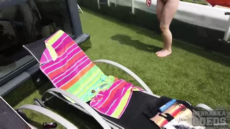 Ginger Spinner Lea And Miss Pussycat Pov Sunbathing Dildo Play And Jacuzzi Ginger Lea