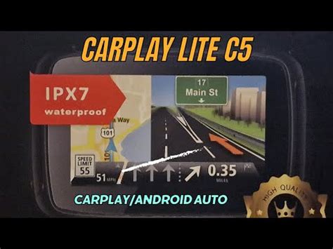 CarPlay Lite C5 Motorcycle GPS Wireless Carplay Android Auto Umboxing