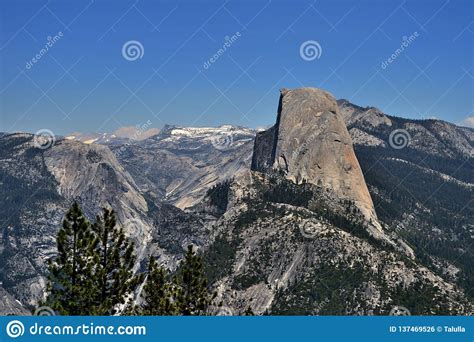 Beautiful View Of Half Dome From Glacier Point In Yosemite National