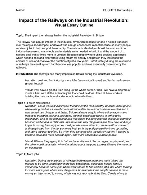 Essay On The Industrial Revolution Telegraph