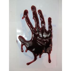 3D Bloody Handprint - Halloween Decorations