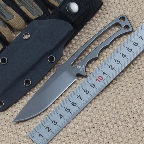 Tactical Survival Fixed Knives Cpm S35vn Blade And Handle Outdoor Pocket Straight Knife Camping