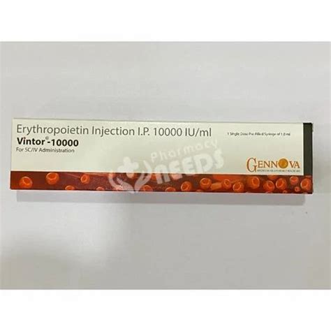 Vintor 10000 Injection Prescription Treatment Anemia At Best Price