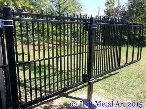 Sliding security gate | Custom Driveway Gates by JDR Metal Art