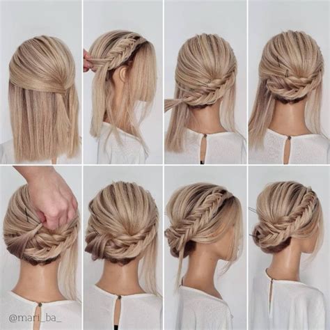 Flechtfrisur für kurze Haare Formal Hairstyles For Long Hair Wedding