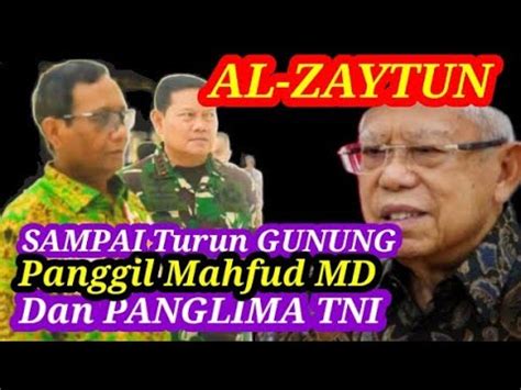 WAPRES TURUN GUNUNG PANGGIL MENKOPOLHUKAM PANGLIMA TNI BAHAS AL