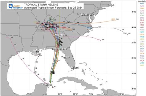 Tropical Storm Helene Growing Strong With New Warnings And State Of Emergency For Fl And Ga