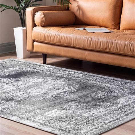 Rugscom Lucerne Collection Area Rug ‚Äì 8 X 10 Gray Low Pile Rug