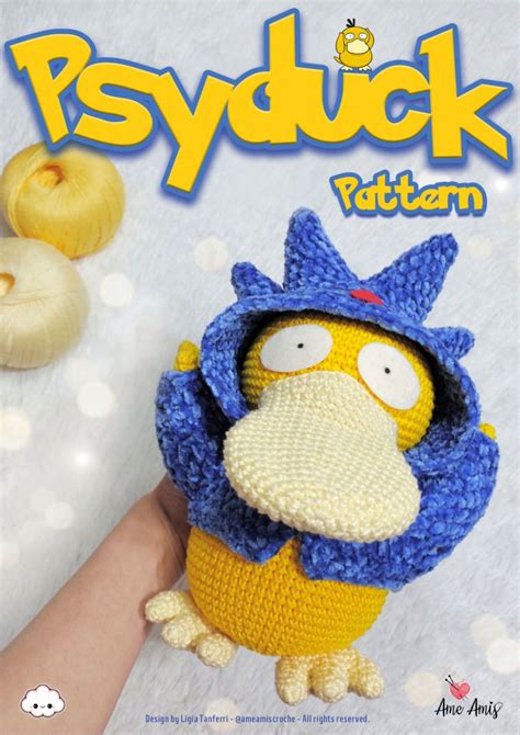 Pokemon Psyduck Amigurumi Pattern Crochet Toy Shop Patterns Crochet