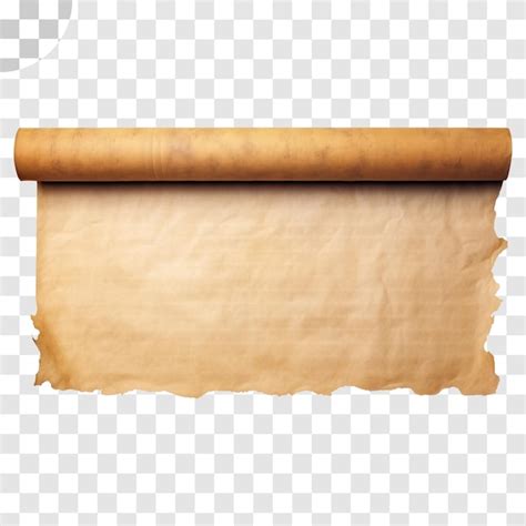 Premium Psd Ancient Scroll Isolated On Transparent Background