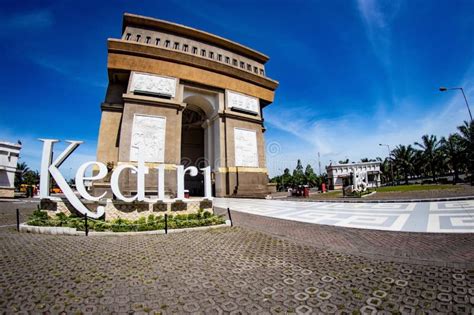 Kediri, Indonesia - March 20, 2018: Monument Simpang Lima Gumul ...