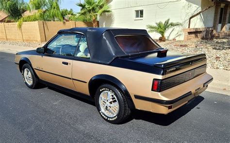 Rare Bird 1987 Pontiac Sunbird Turbo Gt Convertible Barn Finds