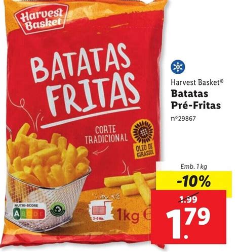 Promoção Harvest Basket Batatas Pré Fritas em Lidl