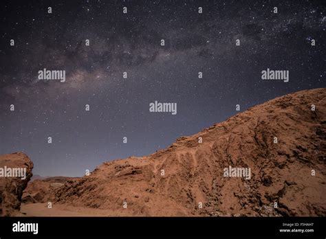 The Milky Way visible over the Atacama desert near San Pedro de Atacama, Chile Stock Photo - Alamy