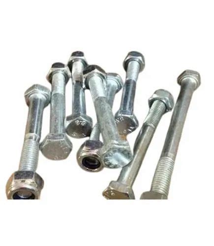 Polished Mild Steel Hex Jcb Nut Bolt Size Mm At Rs Piece In