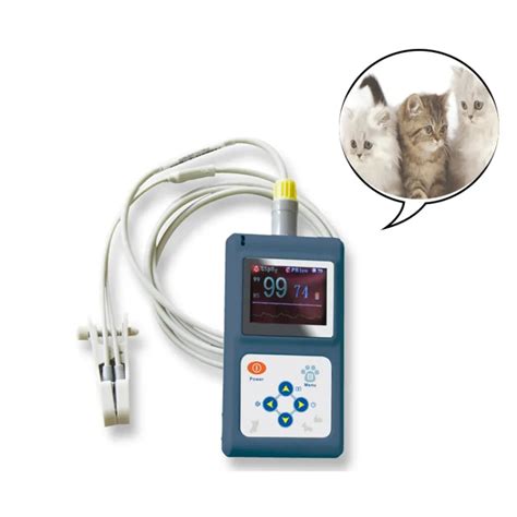 Contec Ox Metro De Pulso Cms D Vet Instrumento Veterinario Con Sonda