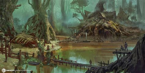 Image Ac4bf Bayou Camp Concept Art Assassins Creed Wiki