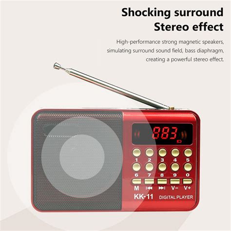 Cheap K Portable Mini Radio Handheld Digital Fm Mp Player Speaker