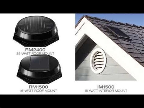 Solatube solar powered attic fan – Artofit