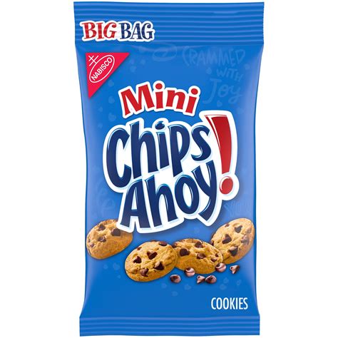 Mini CHIPS AHOY Original Chocolate Chip Cookies 1 Big Bag 3 Oz