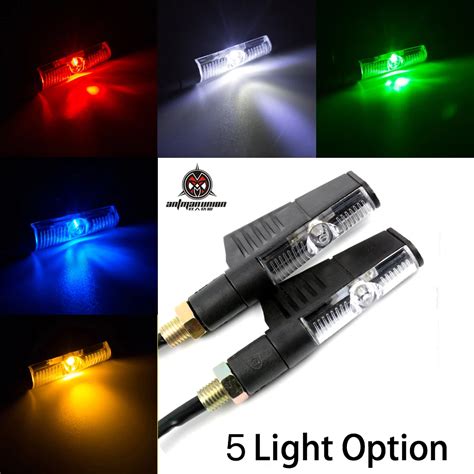 Motorcycle Cornering Lamp Clignotant Moto Universal 1 Pair LED Turn For