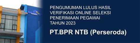 Bank Ptbpr Ntb Perseroda