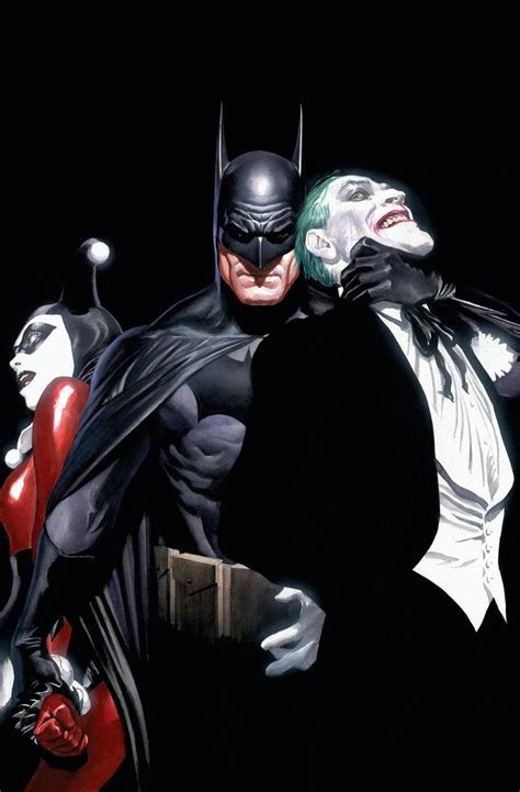 [Cover] Batman, Joker and Harley by Alex Ross (Batman v2 #47) : r/DCcomics