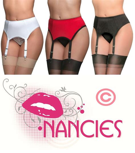 Nancies Lingerie Lycra Strap Suspender Garter Belt For Stockings