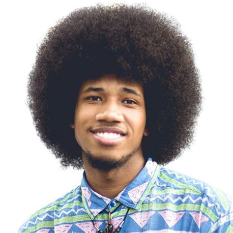 Natural Hair Afro Men