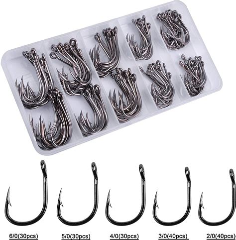 100pcs 9260 Carp Fishing Hooks Strong Oshaughnessy Black Live Bait